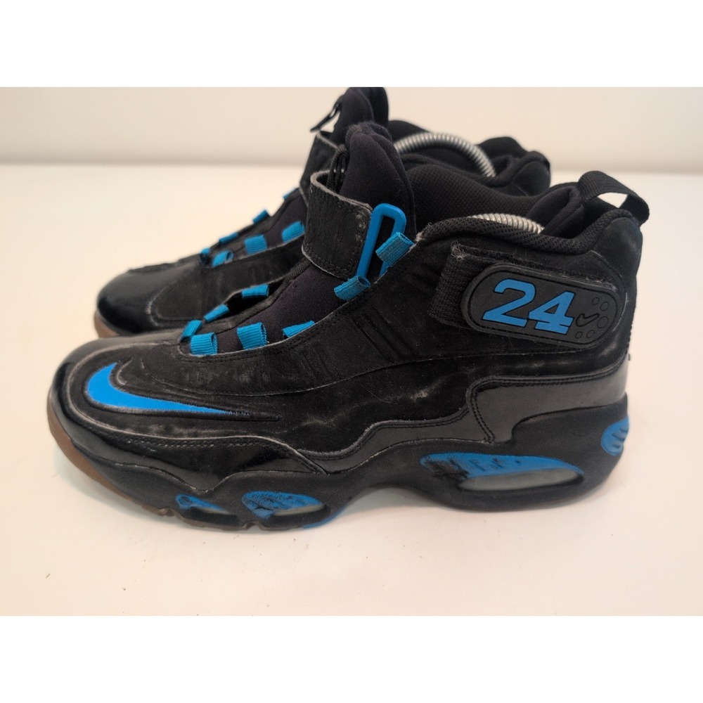 Nike Air Griffey Max 1 354912-030 Sneakers Mens 10 Black Blue Strap Retro Shoes
